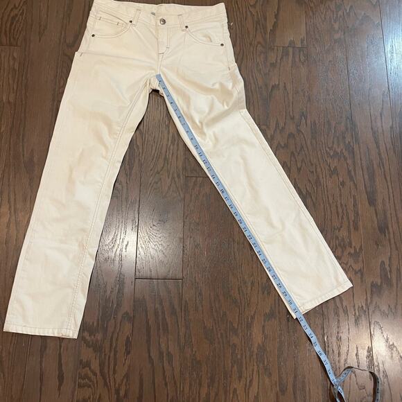 ATHLETA FRONTIER STRAIGHT LEG WHITE JEANS Size 8 - Picture 9 of 12